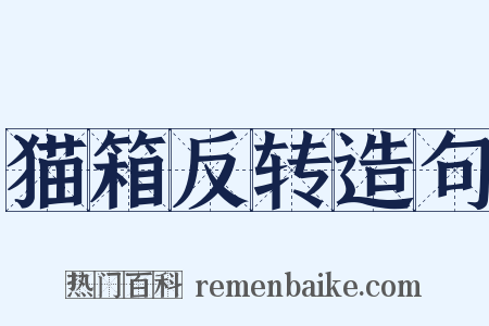 猫箱反转造句是什么意思的图片